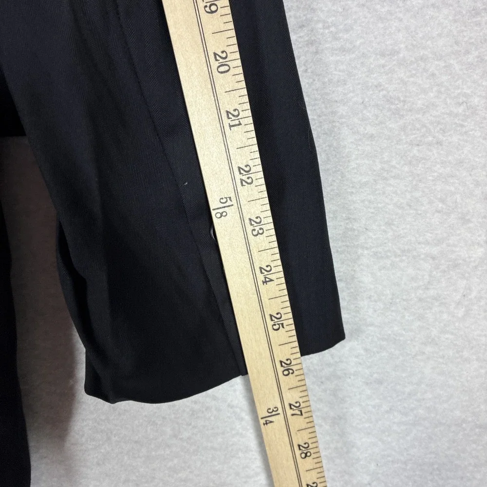 Loro Piana Blazer Suit Jacket Daniel Cremieux Black Size 42L Long Classic